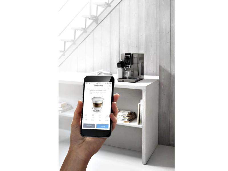 DeLonghi Dinamica Plus ECAM370.95.T | Kaffeevollautomat | 3,5" TFT Touch Display | Latte Crema System | 19 bar | Farbe: Titan DeLonghi Dinamica Plus ECAM370.95.T | Kaffeevollautomat | 3,5" TFT Touch Display | Latte Crema System | 19 bar | Farbe: Titan